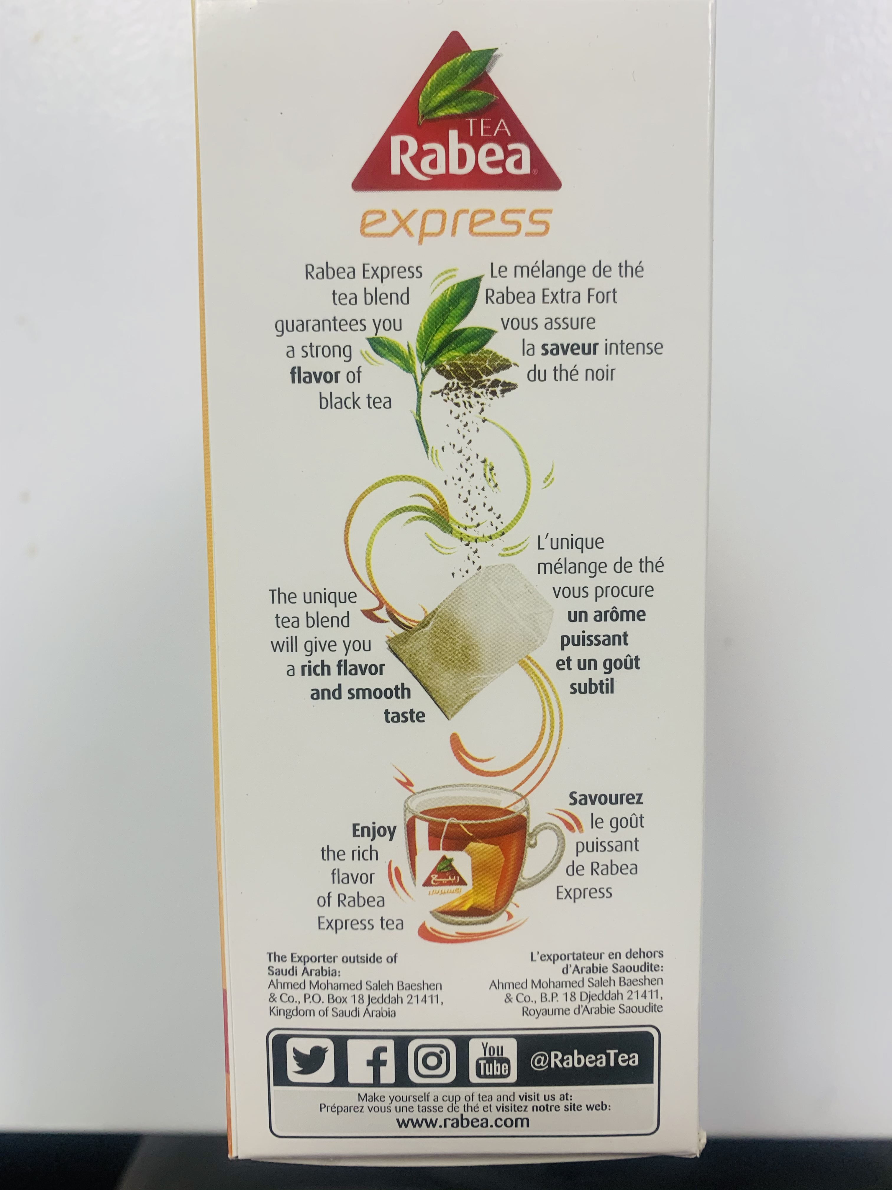 Rabea Tea - Express <br>5.99$