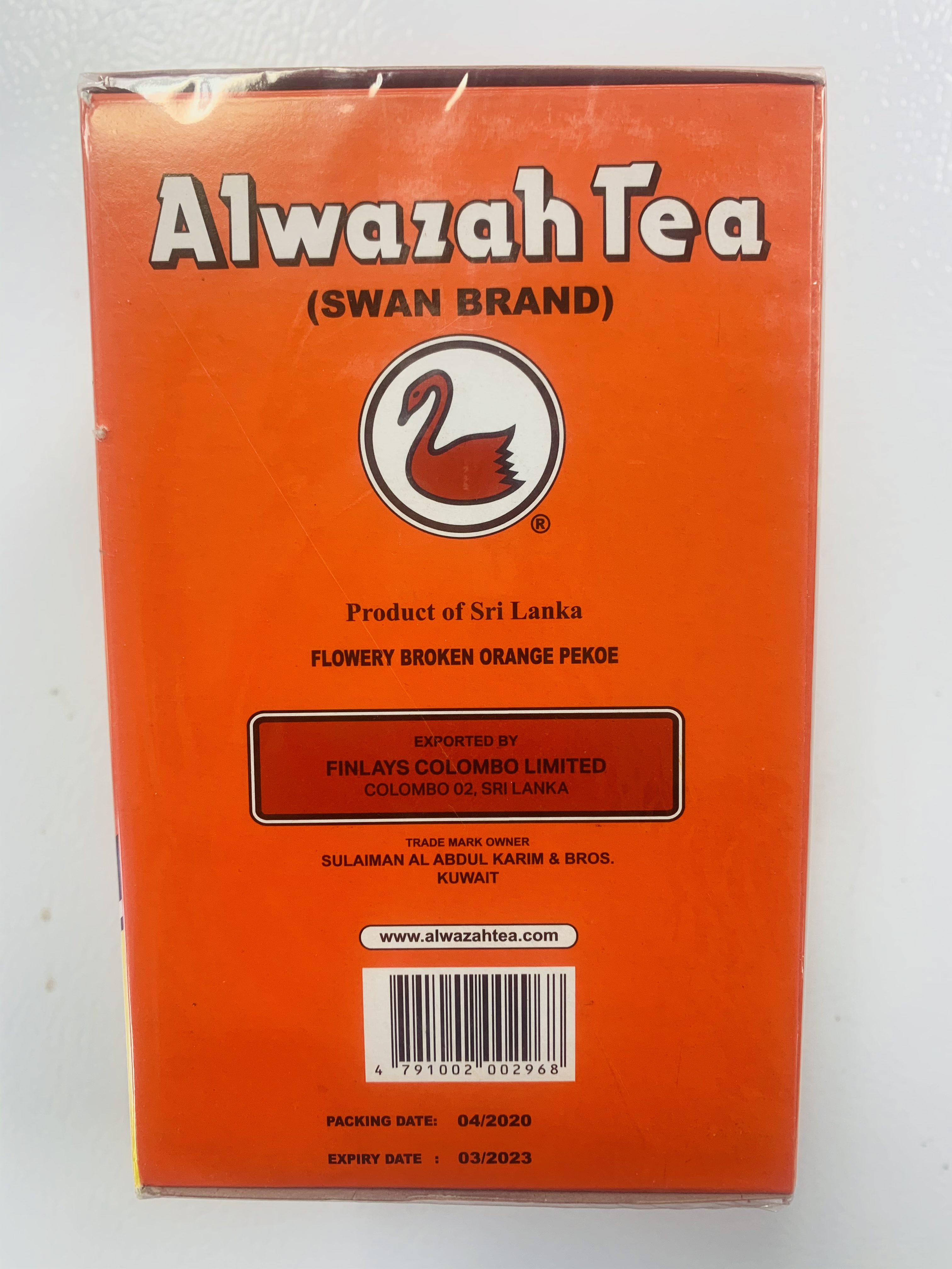 Alwazah Tea (foil wrapped) <br>5.99$