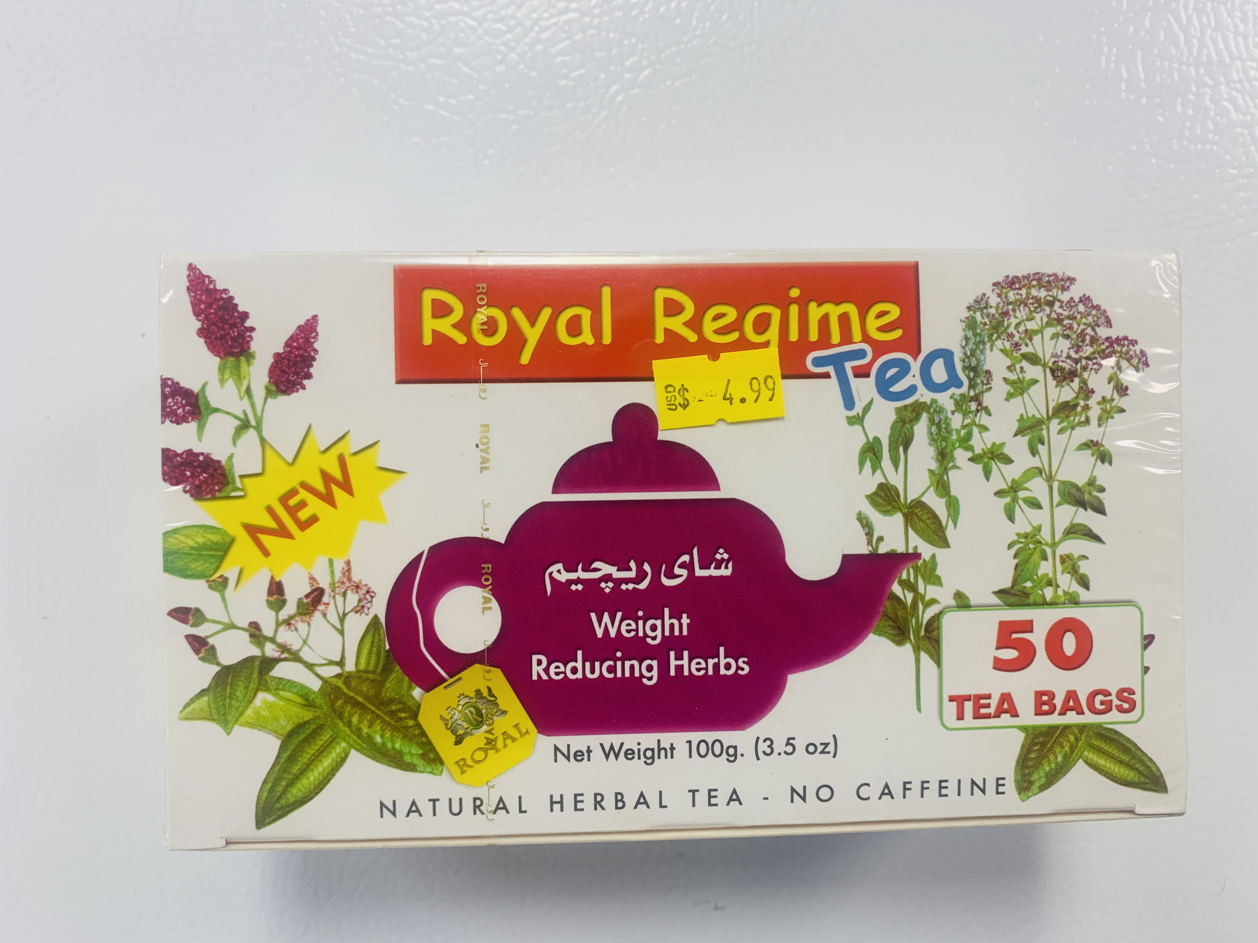 Royal Regime Tea<br>4.99$