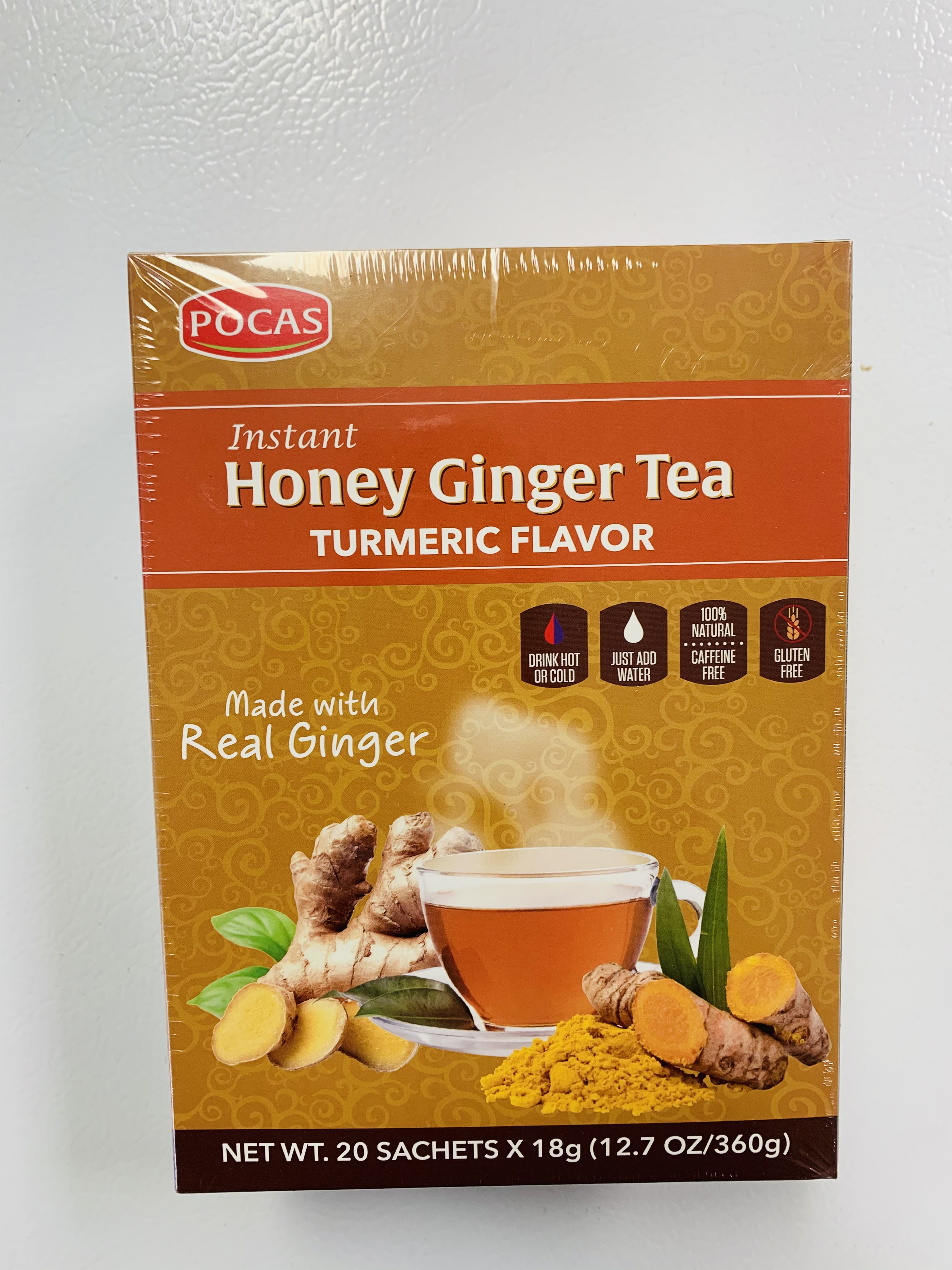 HONEY GINGER TEA (turmeric flavor) <br>5.49$