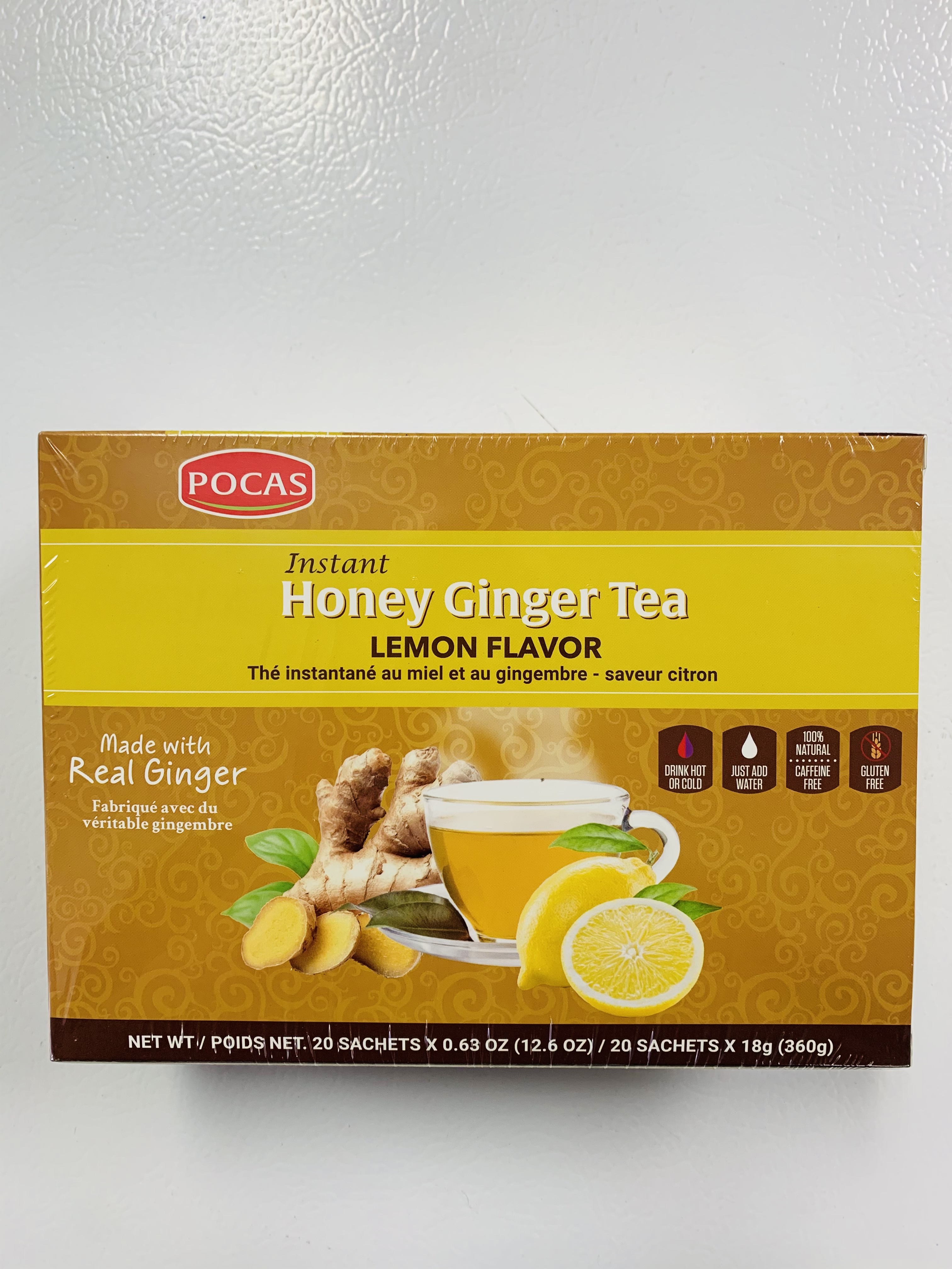 HONEY GINGER TEA (lemon flavor) <br>5.49$