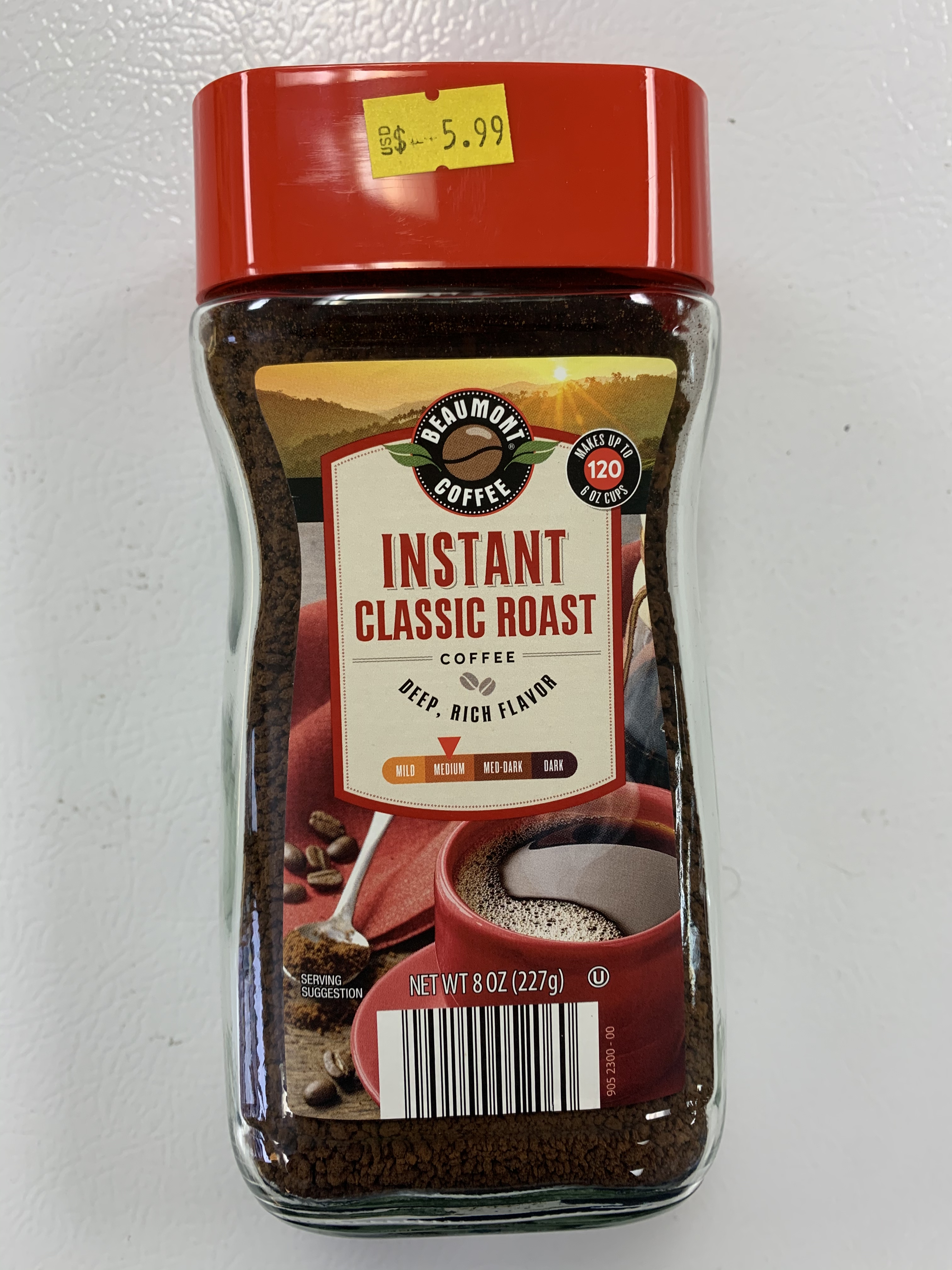 INSTANT CLASSIC ROAST COFFEE <br>5.99